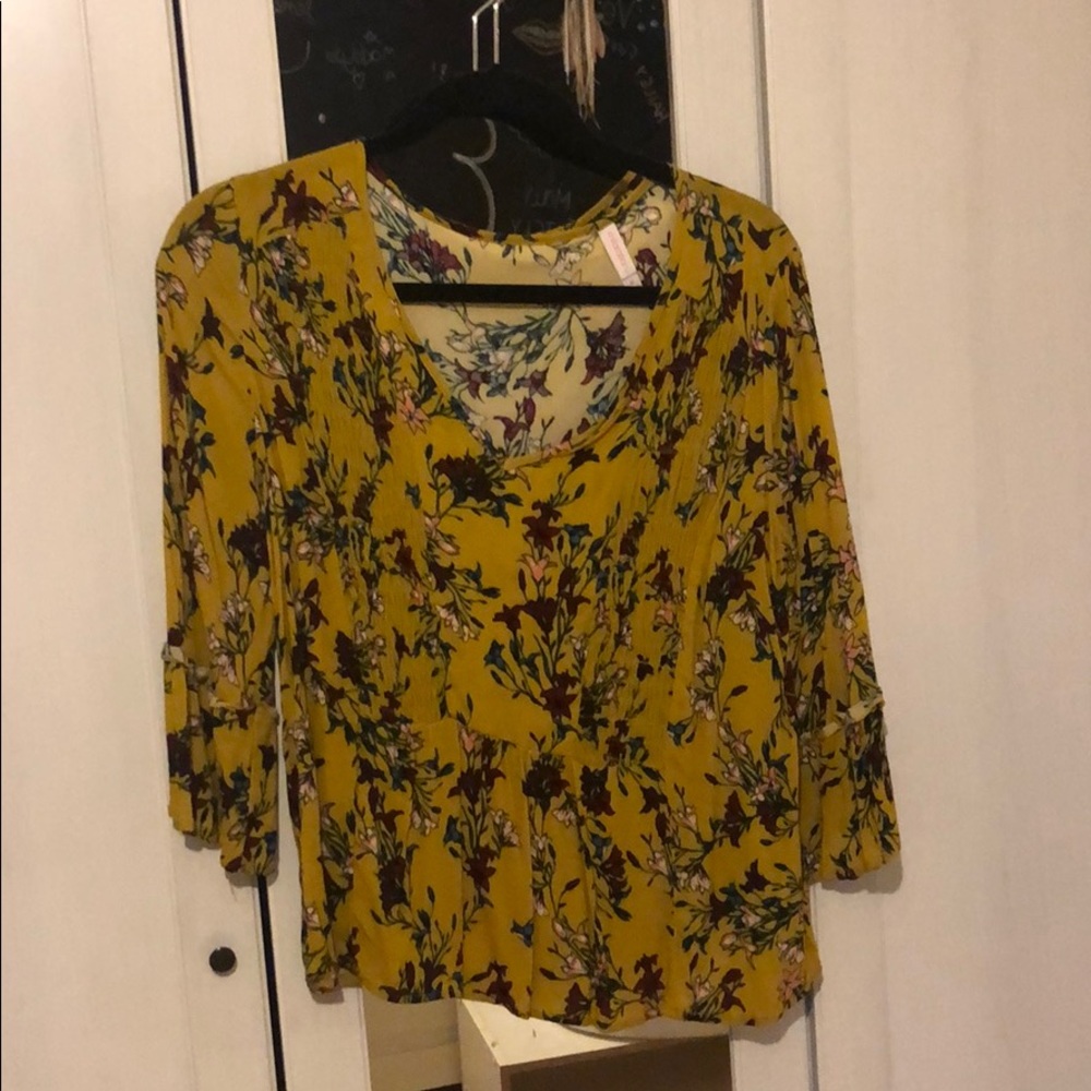 Flowered blouse
